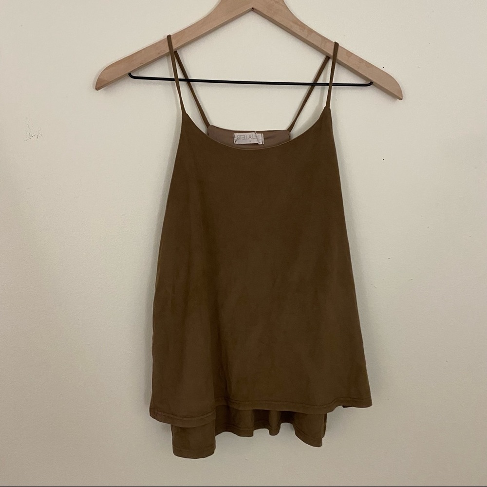 Faux Pleather Tank
